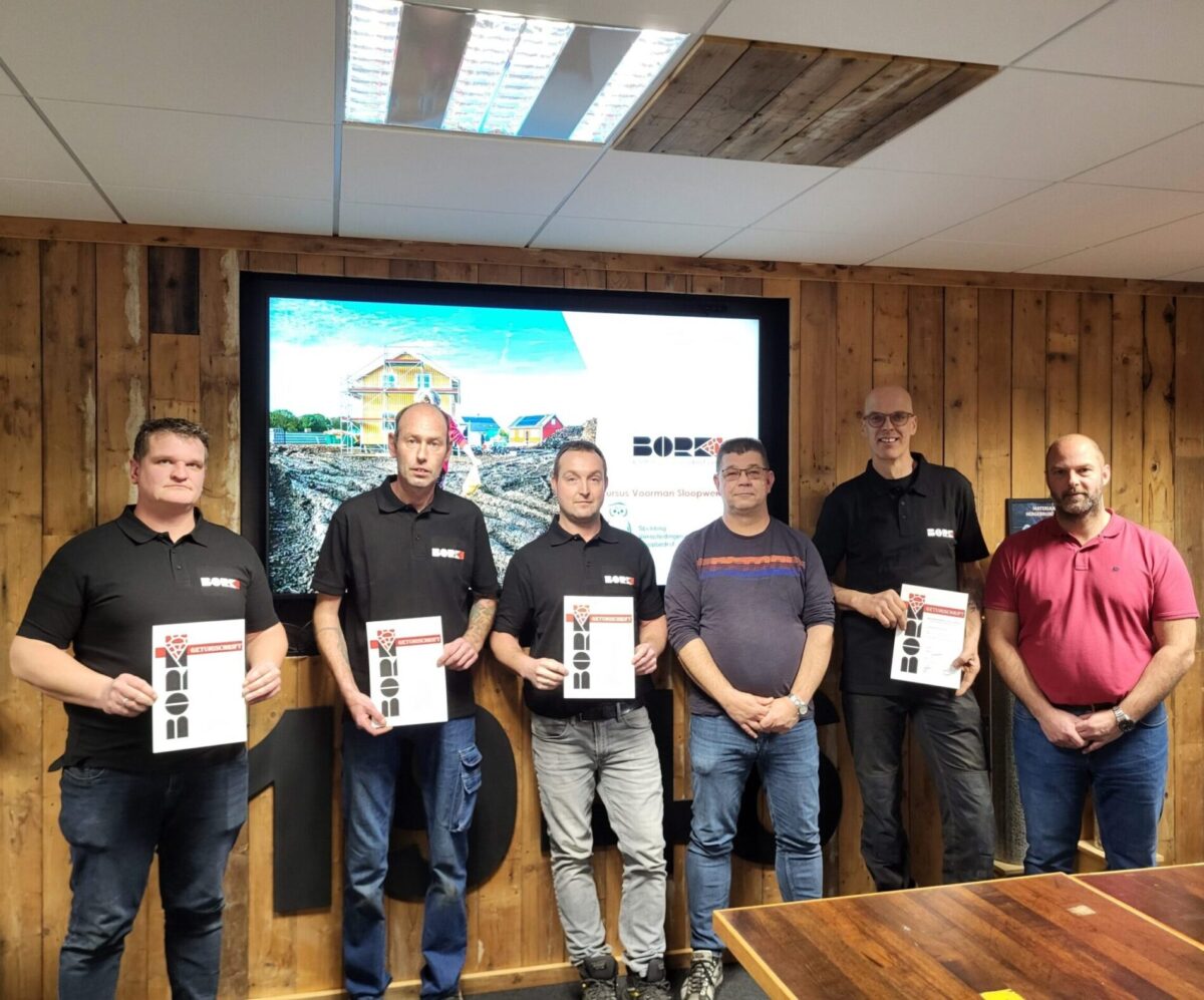 Voormannen opleiding geslaagd certificaat