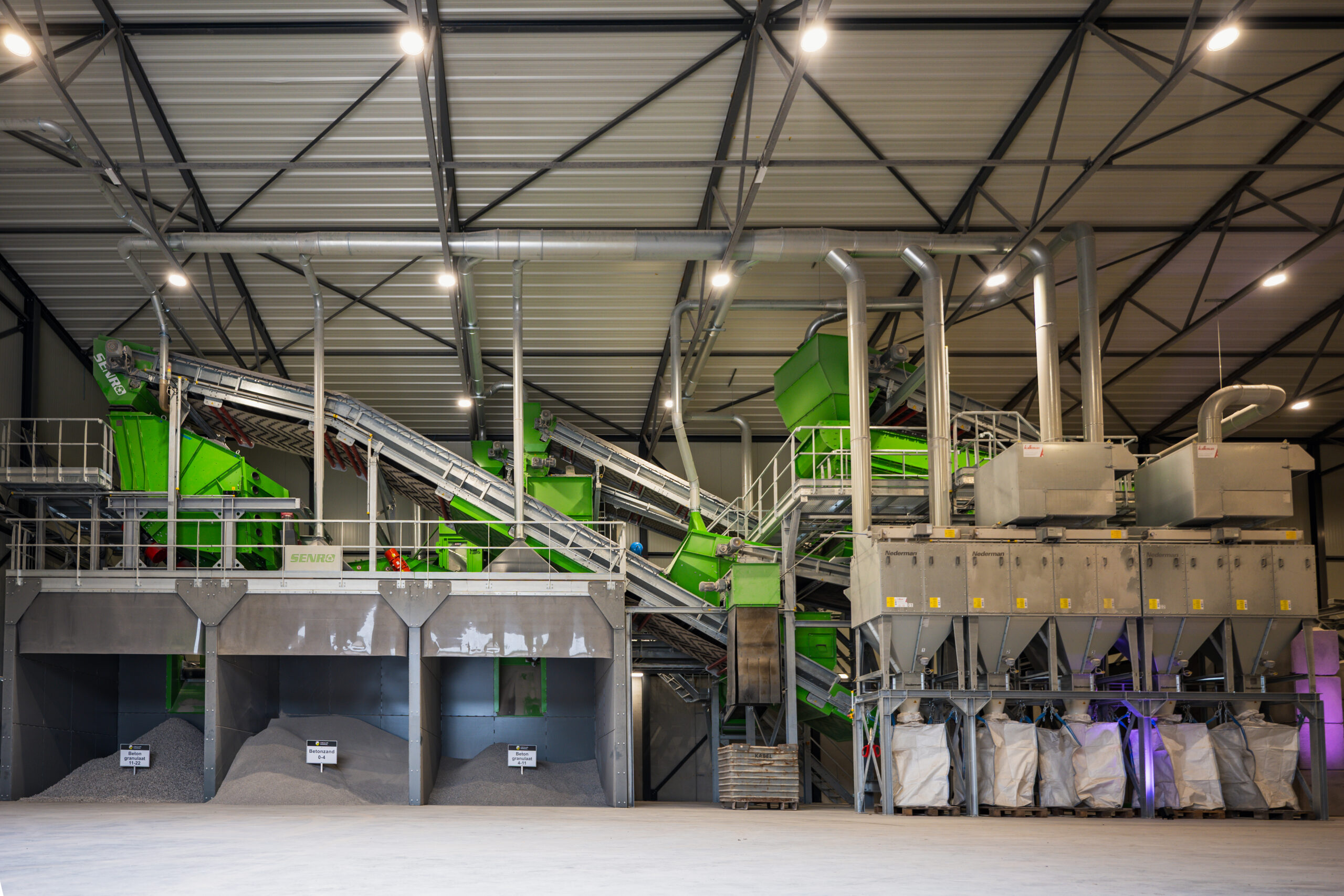 Circulair Mineraal opening installatie